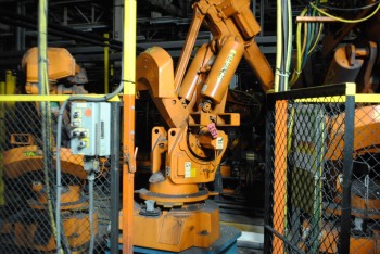 ABB IRB 6400 Industrial Robot with Welder
