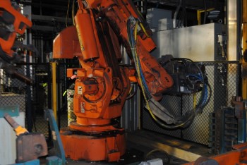 ABB IRB 6400 Industrial Robot with Welder