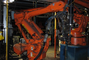 ABB IRB 6400 Industrial Robot with Welder