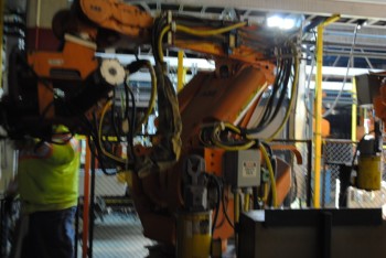 ABB IRB 6400 Industrial Robot with Welder