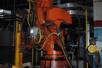 ABB IRB 6400 Industrial Robot with Welder