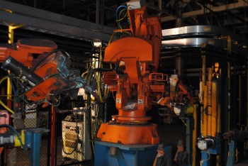 ABB IRB 6400 Industrial Robot with Welder
