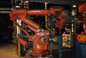 ABB IRB 6400 Industrial Robot with Welder