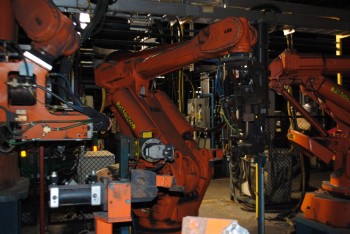 ABB IRB 6400 Industrial Robot with Welder