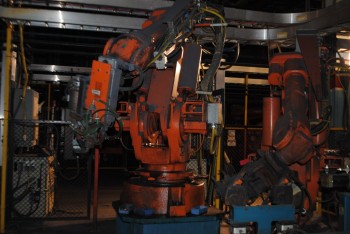 ABB IRB 6400 Industrial Robot with Welder