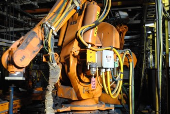 ABB IRB 6400 Industrial Robot with Welder