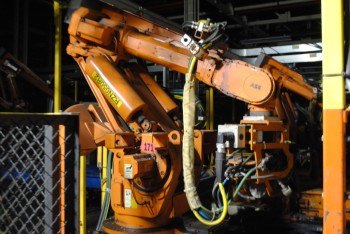 ABB IRB 6400 Industrial Robot with Welder