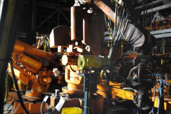 ABB IRB 6400 Industrial Robot with Welder