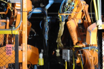 6 Count of -- ABB IRB 6400 Industrial Robots with Welder