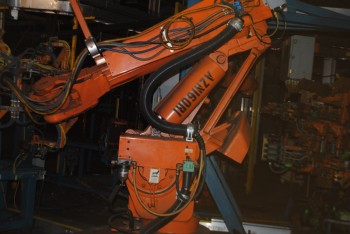 6 Count of -- ABB IRB 6400 Industrial Robots with Welder