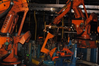 6 Count of -- ABB IRB 6400 Industrial Robots with Welder
