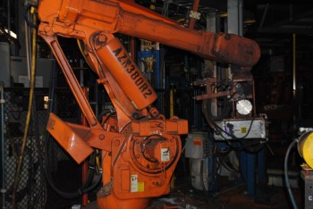 5 Count of -- ABB IRB 6400 Industrial Robots with Welder