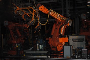 9 Count of -- ABB IRB 6400 Industrial Robots with Welder