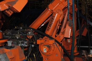 8 Count of -- ABB IRB 6400 Industrial Robots with Welder