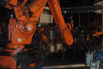 2 Count of -- ABB IRB 6400 Industrial Robots with Welder