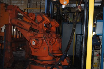 4 Count of -- ABB IRB 6400 Industrial Robots with Welder
