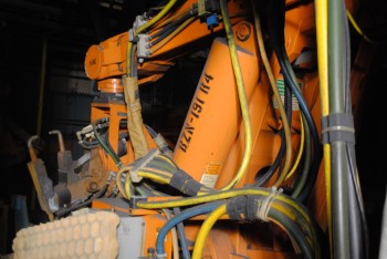 8 Count of -- ABB IRB 6400 Industrial Robots with Welder