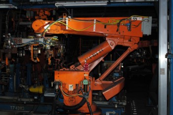 ABB IRB 6400 Industrial Robot with Welder