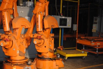 ABB IRB 6400 Industrial Robot with Welder