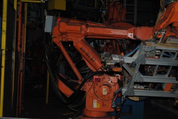 ABB IRB 6400 Industrial Robot with Welder