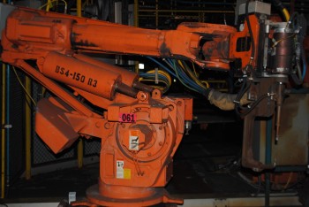 ABB IRB 6400 Industrial Robot with Welder