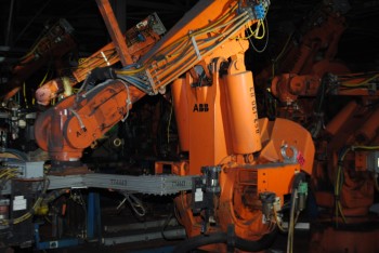 ABB IRB 6400 Industrial Robot with Welder