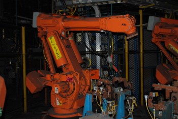 ABB IRB 6400 Industrial Robot with Welder