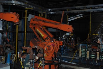 ABB IRB 6400 Industrial Robot with Welder