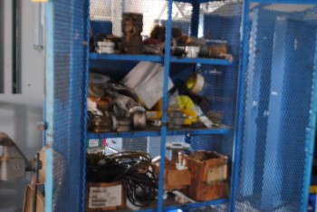 Steel cabinet with Contents