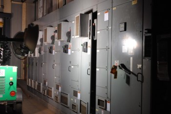 Motor Control Center for the above Motors in Sludge Room