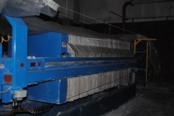 Sperry Filter Press, Type EHCP, max pressure 100 psi, size 1225 MM