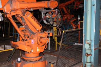 ABB robot free standing