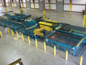 2009 IOWA PRECISION FULL AUTOMATIC 4 COIL TDC/TDF FABRIDUCT LINE