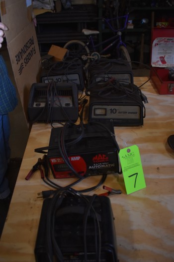 Lot of (6) Battery Chargers