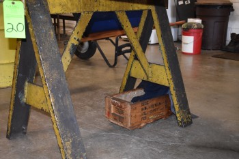 Set of Steel Saw Horses, 3'x 32