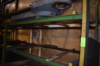 (3) sections of Heavy Duty I-Beam Racking w/contents