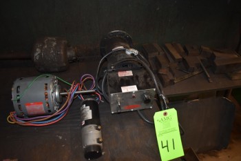 Lot of Small Electrical Motors & Steel blocks
