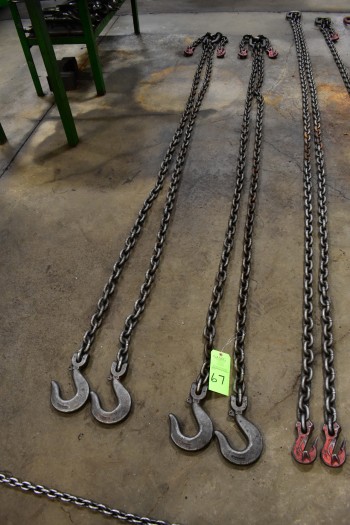 Lot of (2) Lifting Chains