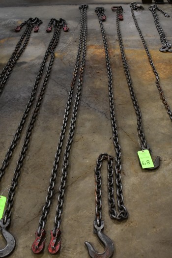 Lot of (3) Lifting Chains