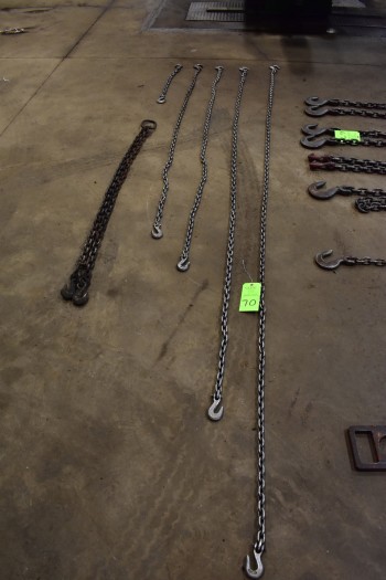 Lot of (6) Lifting Chains