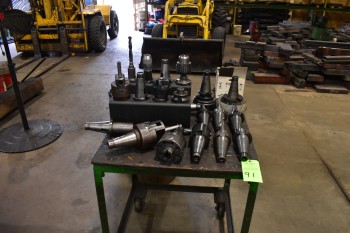 Rolling Table w/ Contents of Boring Mill tooling
