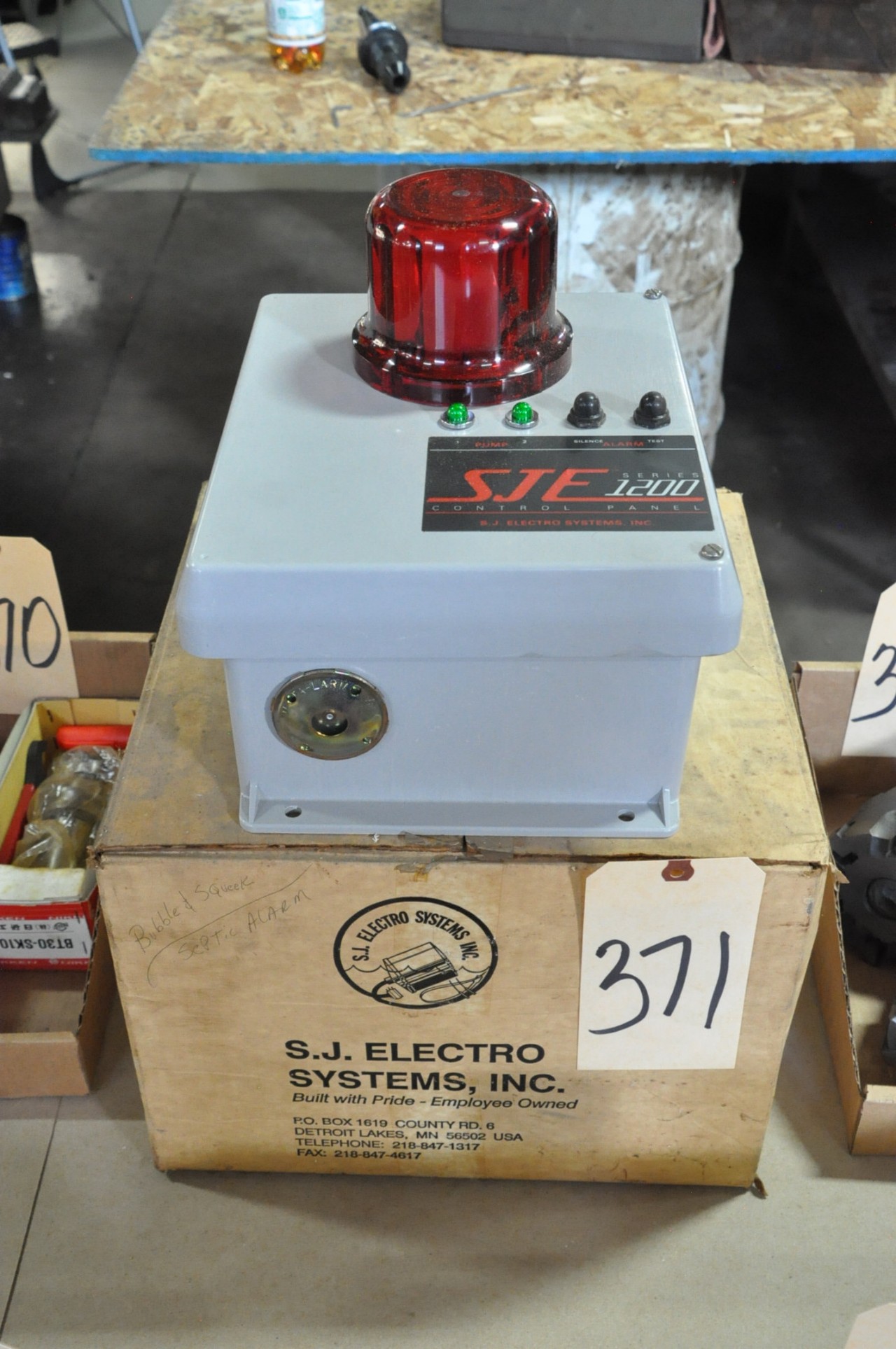 SJ Electro Series 1200 Packaged Control Panel For Sale | Aucto
