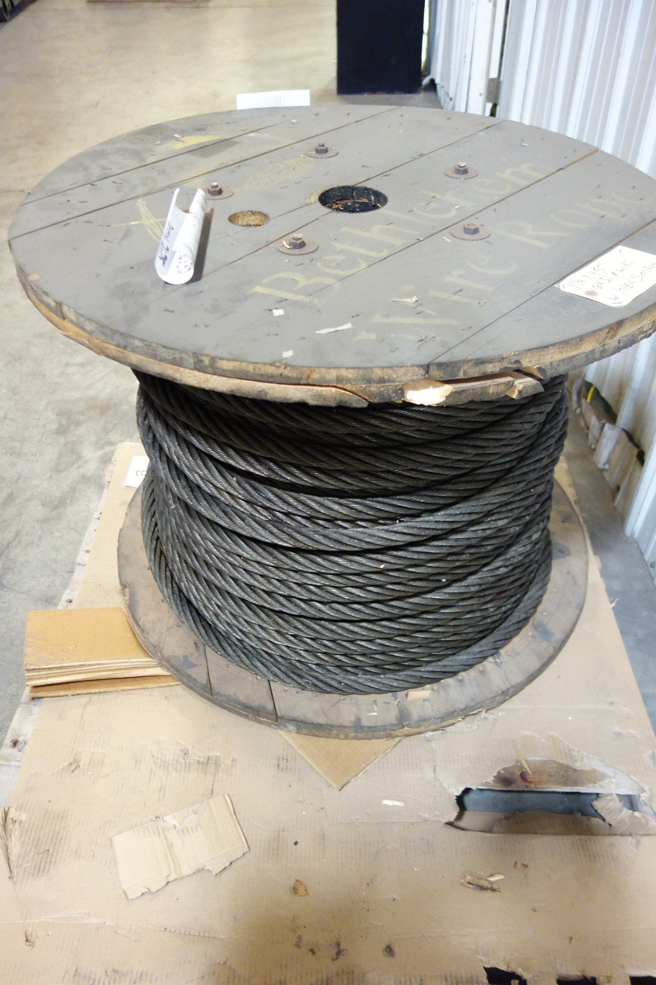 SPOOL OF BETHLEM WIRE ROPE For Sale | Aucto