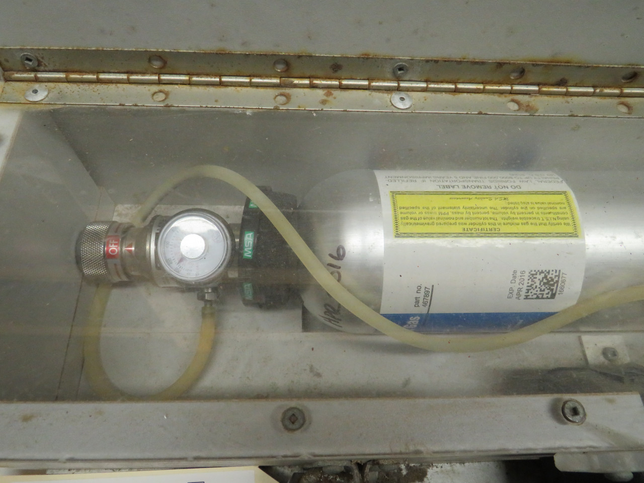 MSA CALIBRATION CHECK GAS KIT (HYDROGEN SULFIDE NITROGEN) W/ ALTAIR QUICKCHECK