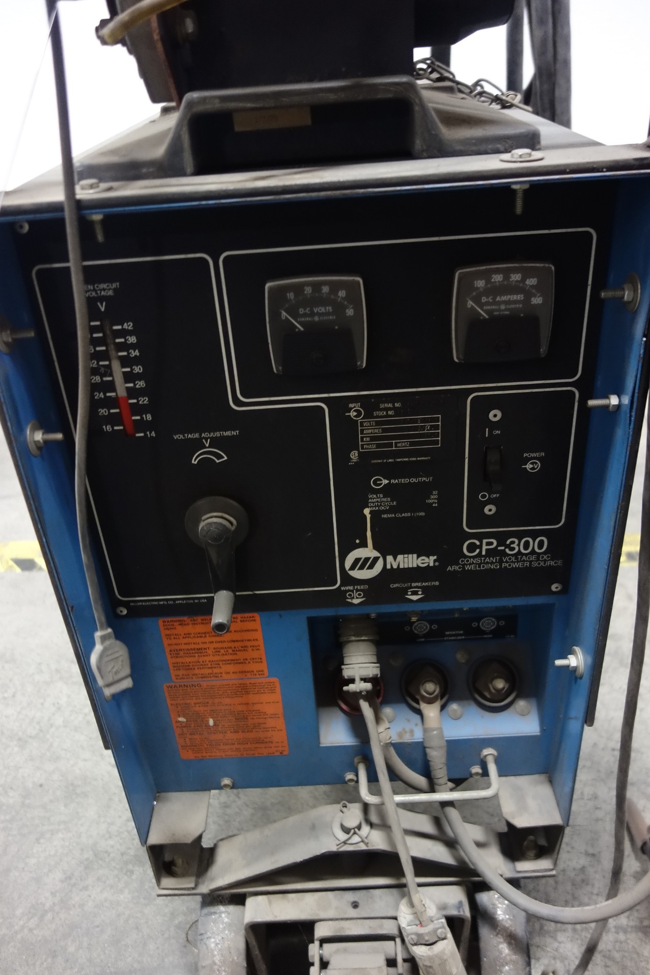 MILLER CP300 ARC WELDER WITH WIRE FEEDER