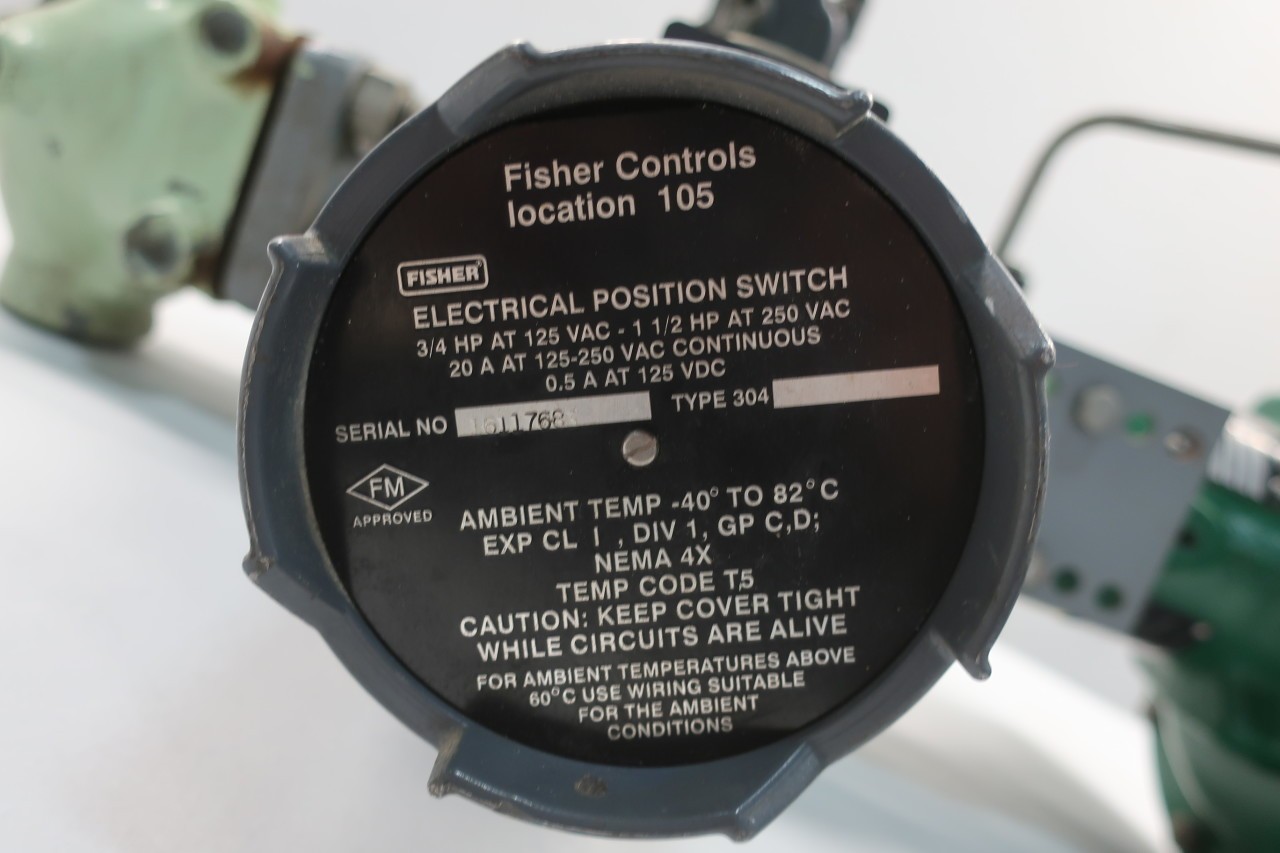 FISHER EZ PNEUMATIC 667 600 STEEL THREADED DVC5010 3/4IN NPT CONTROL VALVE