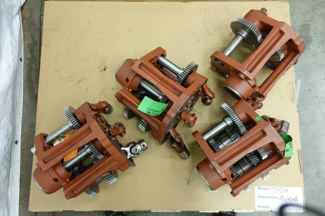 2 PALLETS OF ASSORTED GEAR REDUCERS PARTS