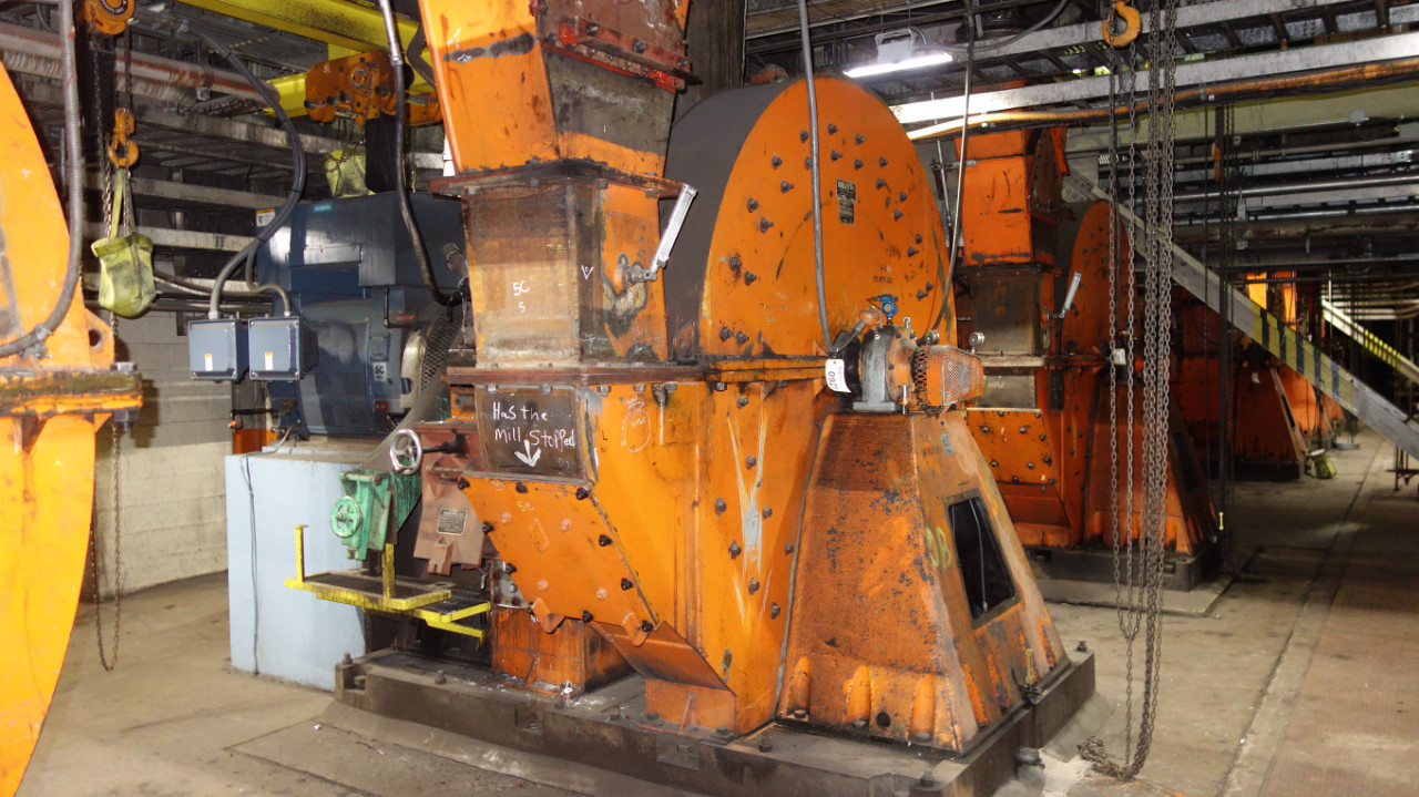 RILEY STOKER 556E PULVERIZER MILL 5C SER NO 1783 For Sale | Aucto