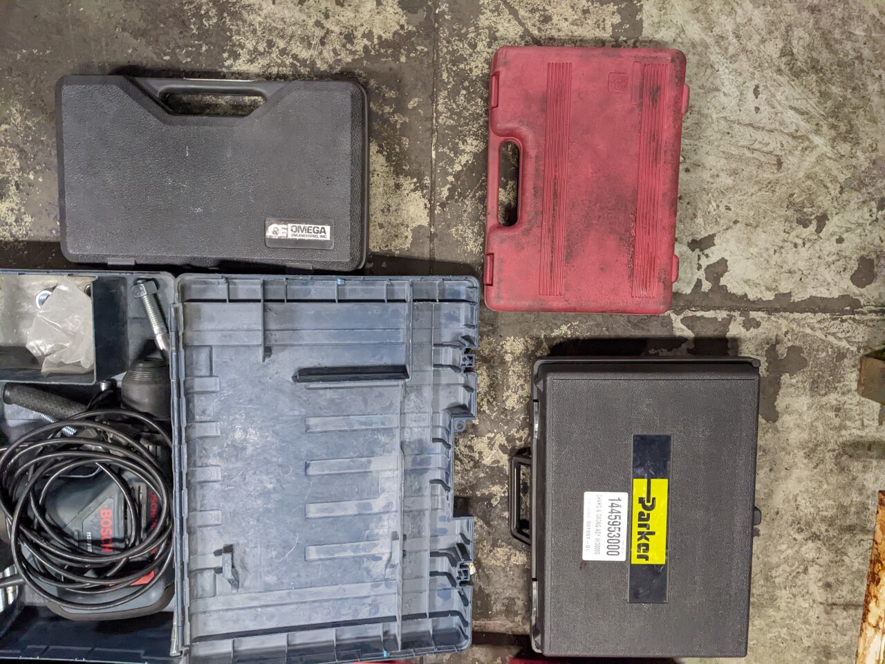 LOT OF 13 ASSORTED POWER TOOLS, SCRAPING MACHINE, SAWZALL, POWER DRAIN