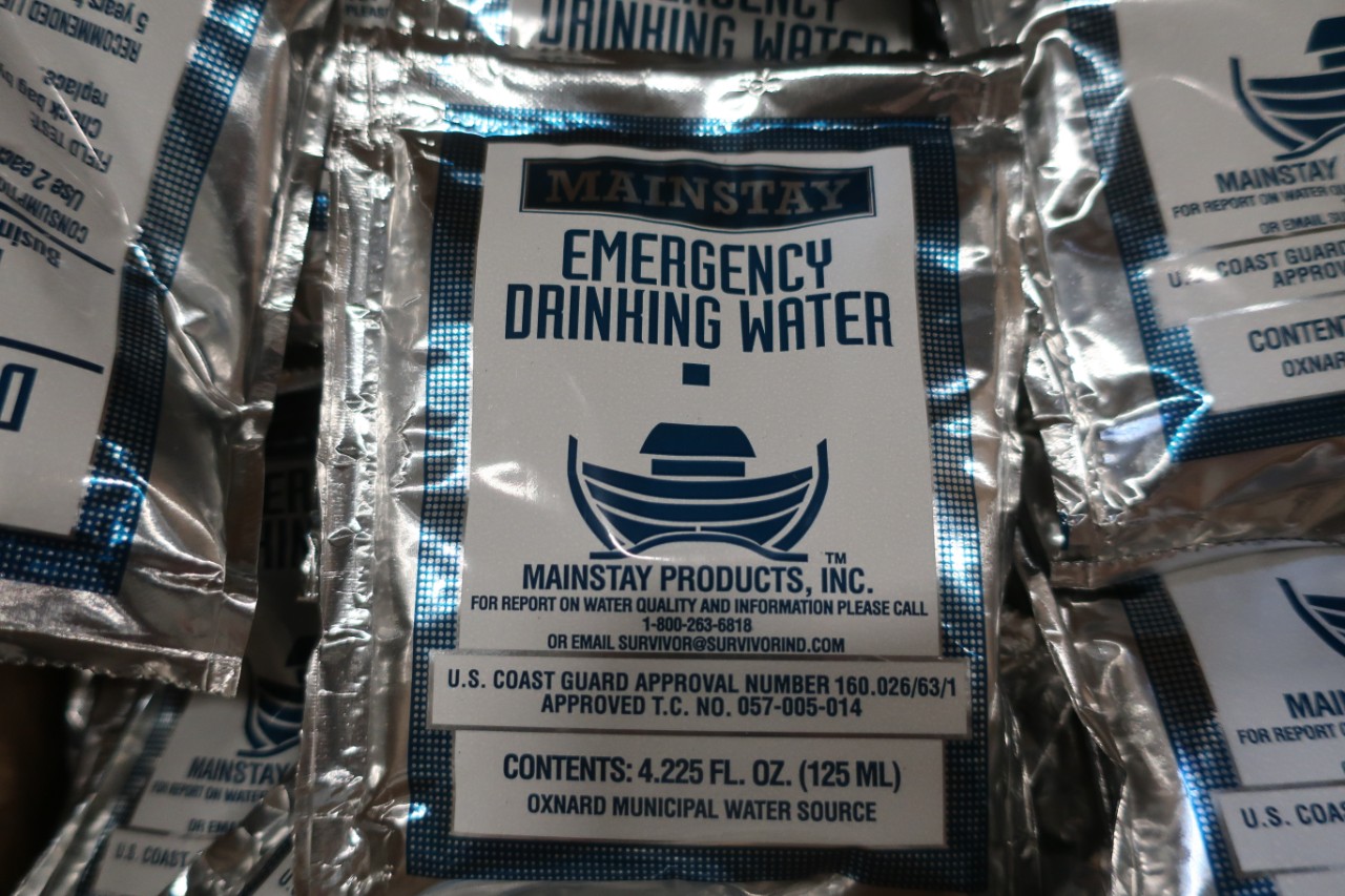 1 PALLET OF MAINSTAY EMERGENCY DRINKING WATER